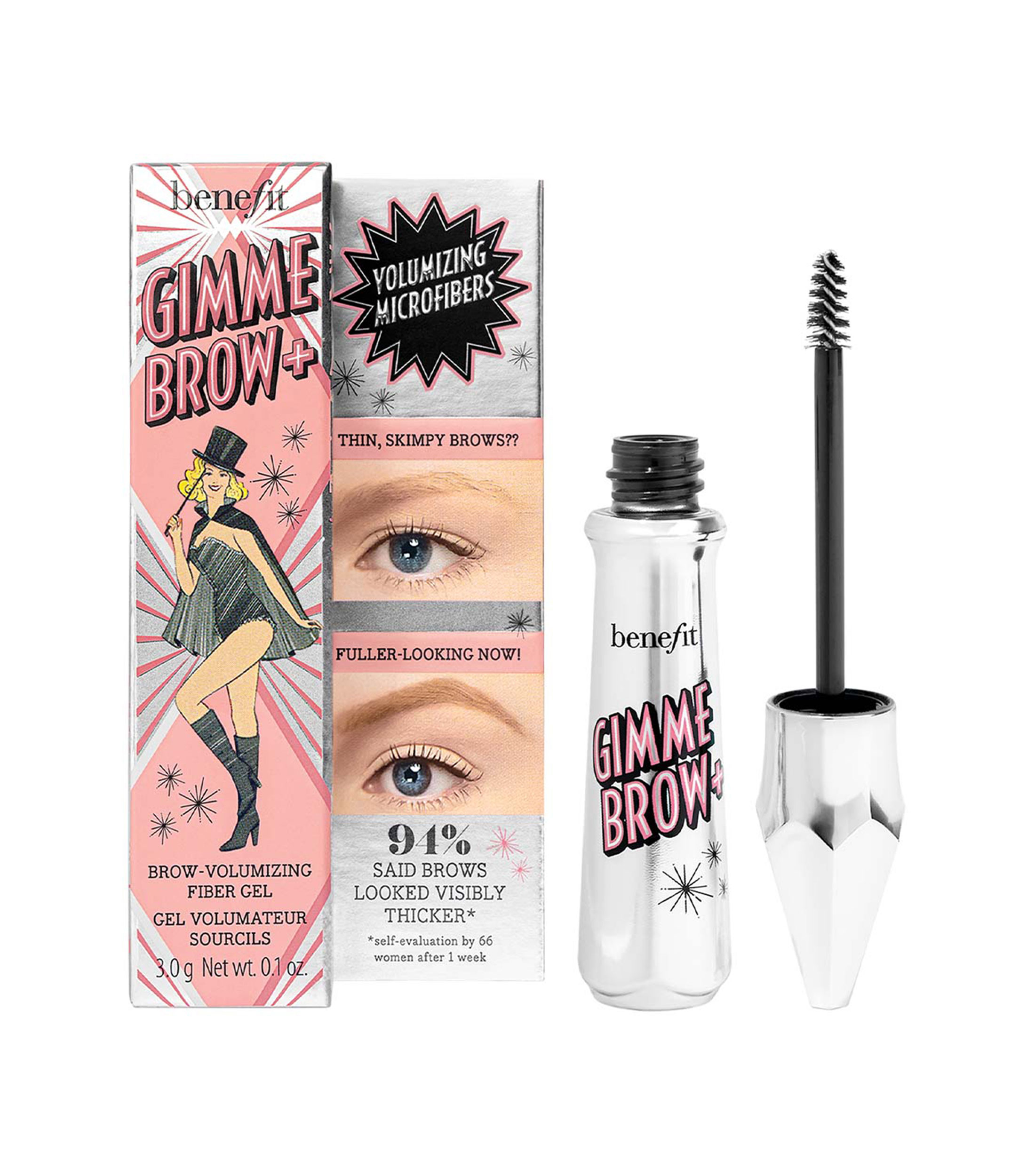 Gel Voluminizador para Cejas Gimme Brow+ Jumbo Warm Deep Brown, 6 gr
